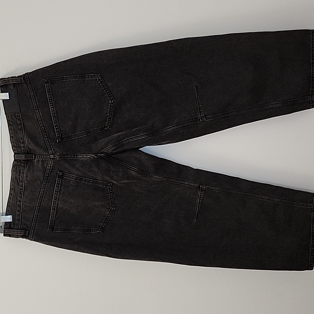 Madewell Jeans Darted Barrel-leg Classic Black Women's Size 30 - Picture 11 of 16